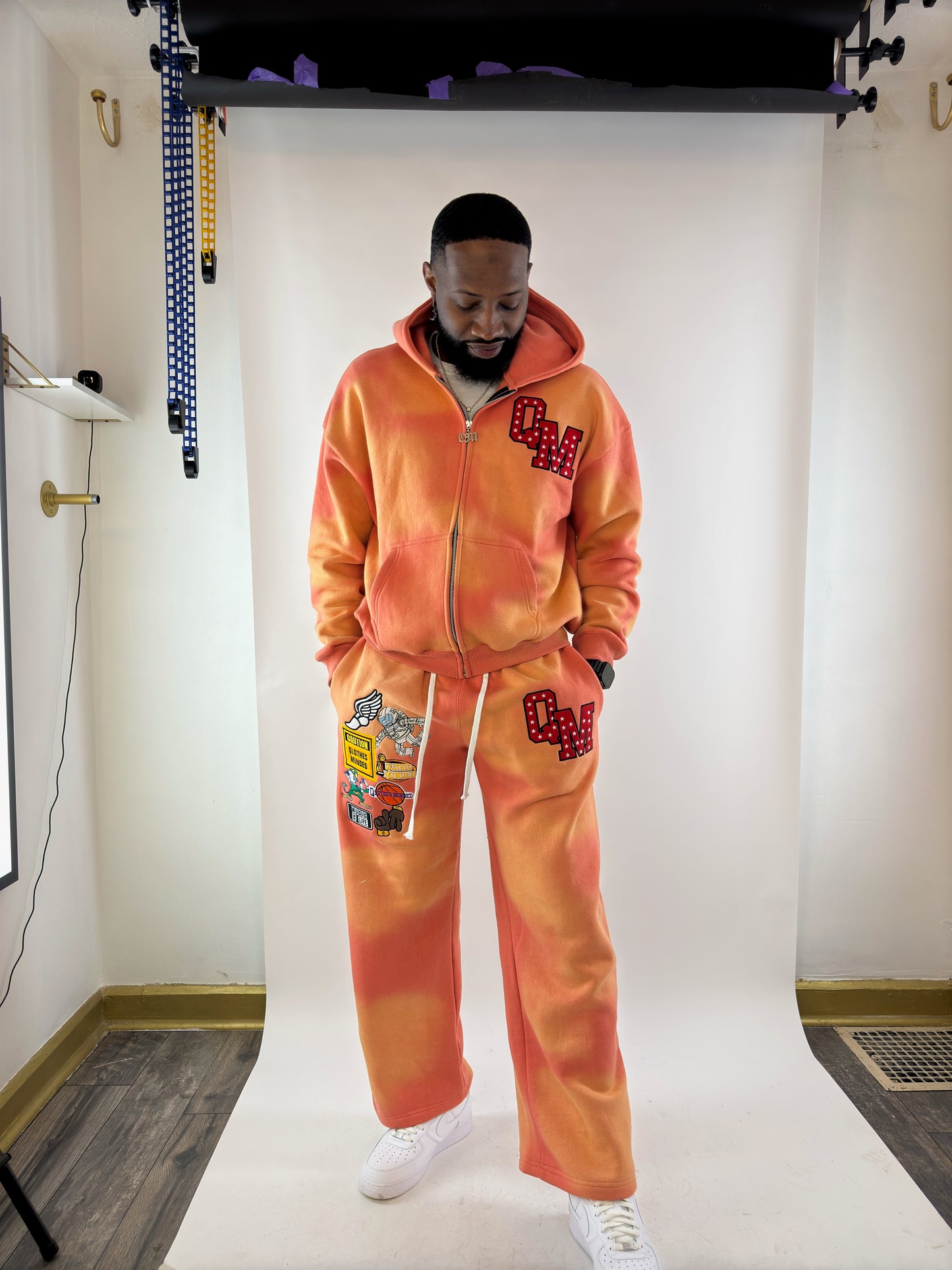 Patchwork Sweatsuit